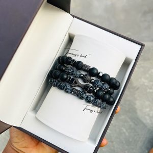 Silent Moon hand beads