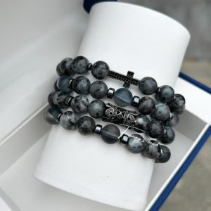 Grey Reign hand beads
